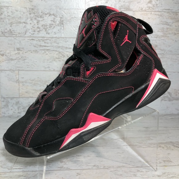 Nike Shoes - Nike Air Jordan True Flight Sneakers Black Pink